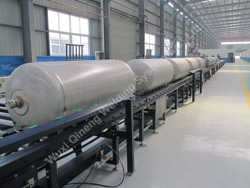 Vehicle LNG Cylinder Longitudinal MIG Welding Machine