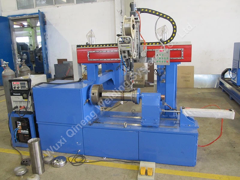 Solar water heater longitudinal welding machine